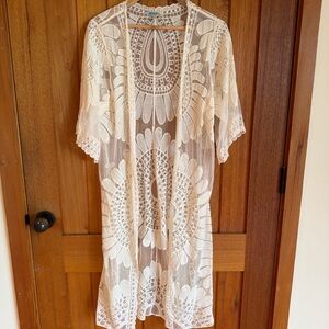 Rebellion Cream Lace Cardigan